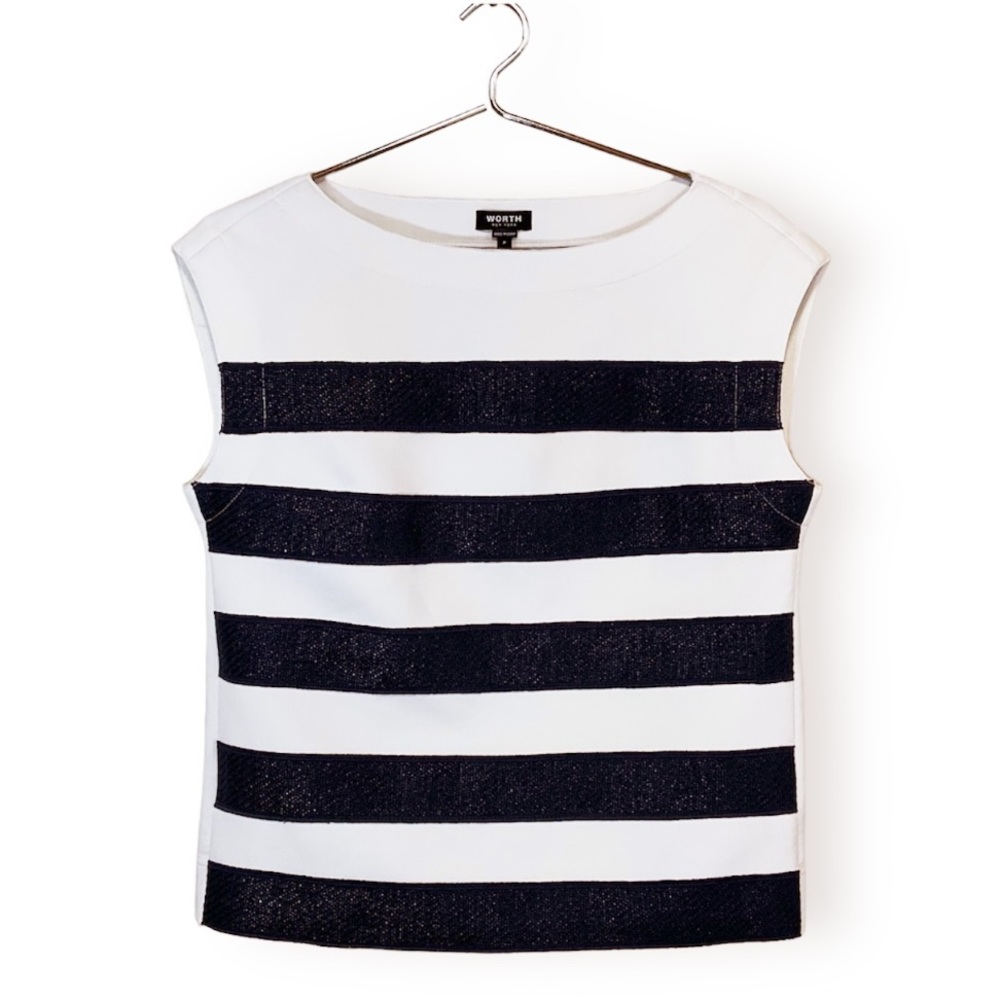 Worth New York Neoprene Sleeveless Top